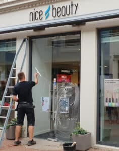 vinduespudsning butik nice beauty Kolding